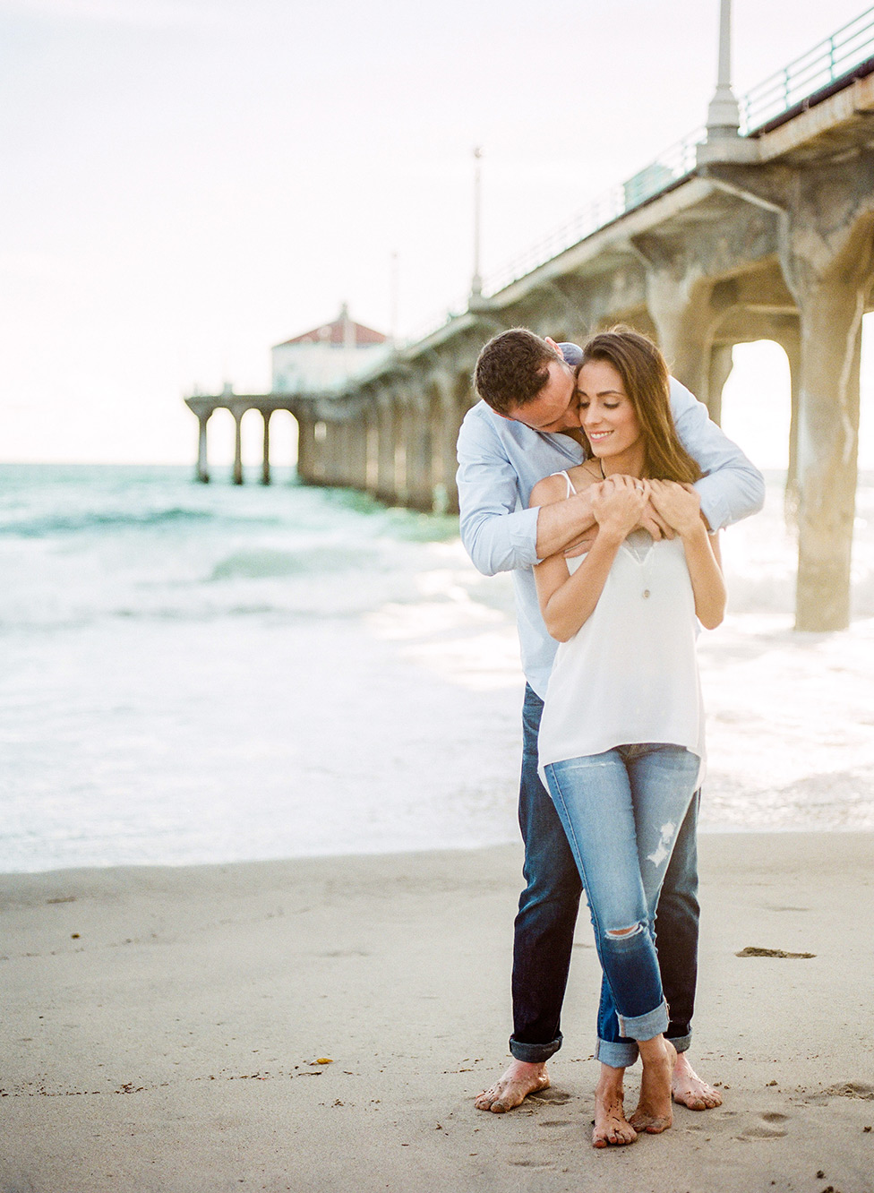 MANHATTAN BEACH ENGAGEMENT PHOTOS  GRAZIELLA   MARCELO  Dave Richards Photography